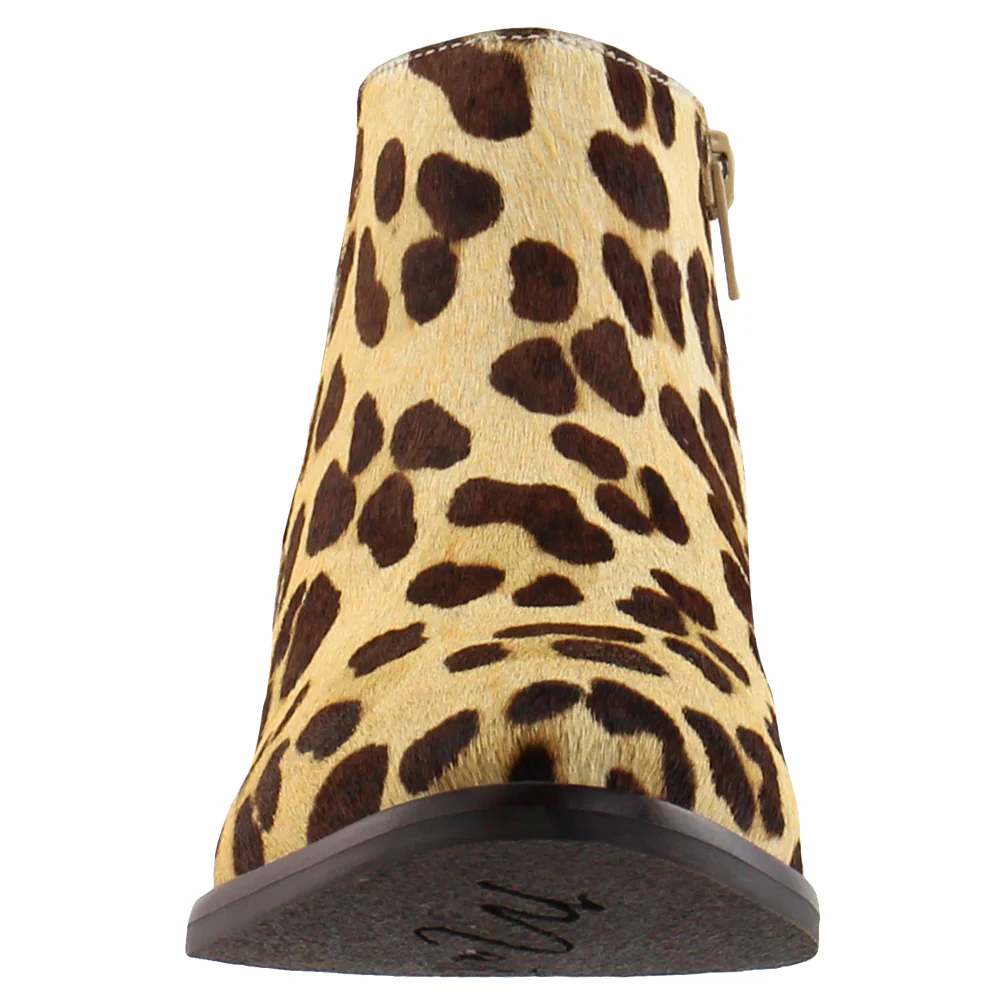 Billie Cheetah Round Toe Zippered Booties - Image 5
