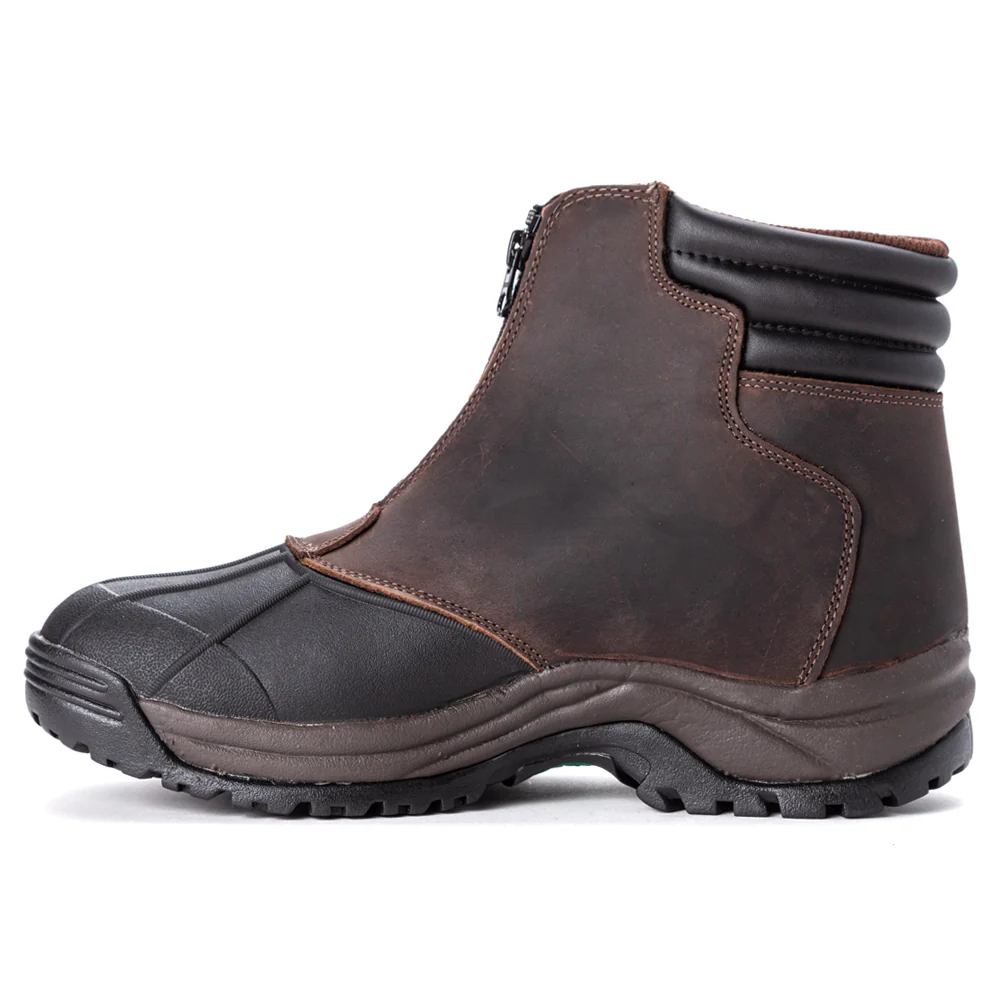 Blizzard Zippered Round Toe Snow Boots - Image 3