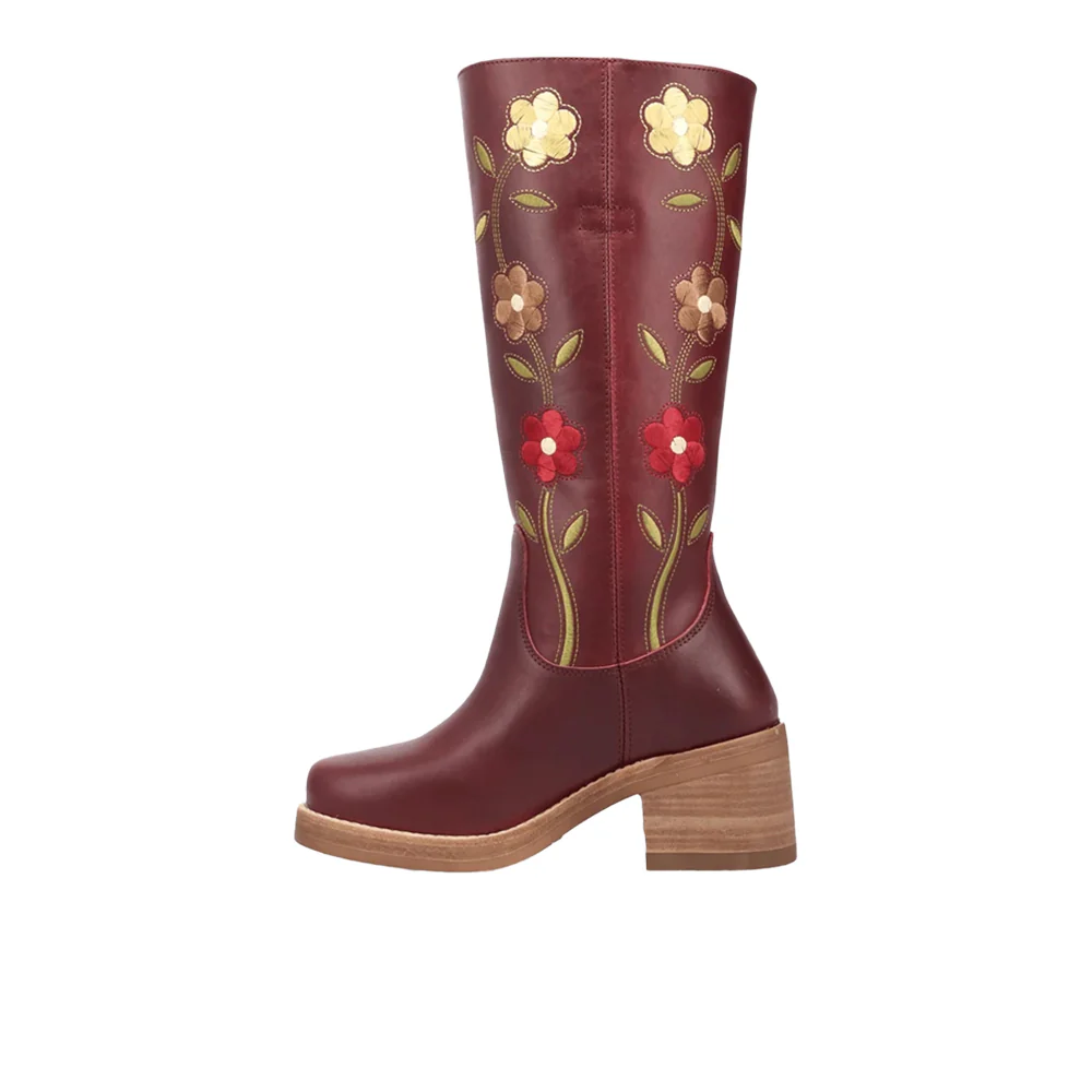 Bloom Leather Boots - Image 3