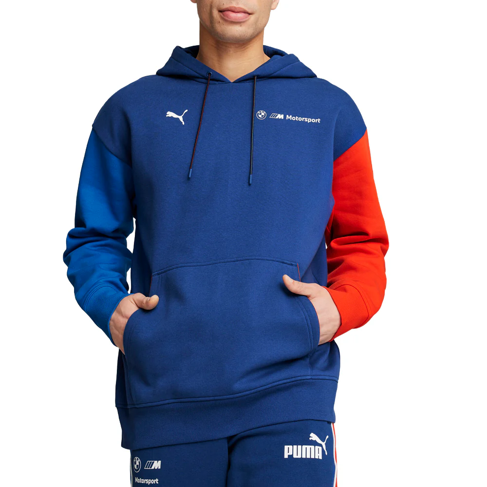 BMW M Motorsport Essentials Fleece Pullover Hoodie - Image 3