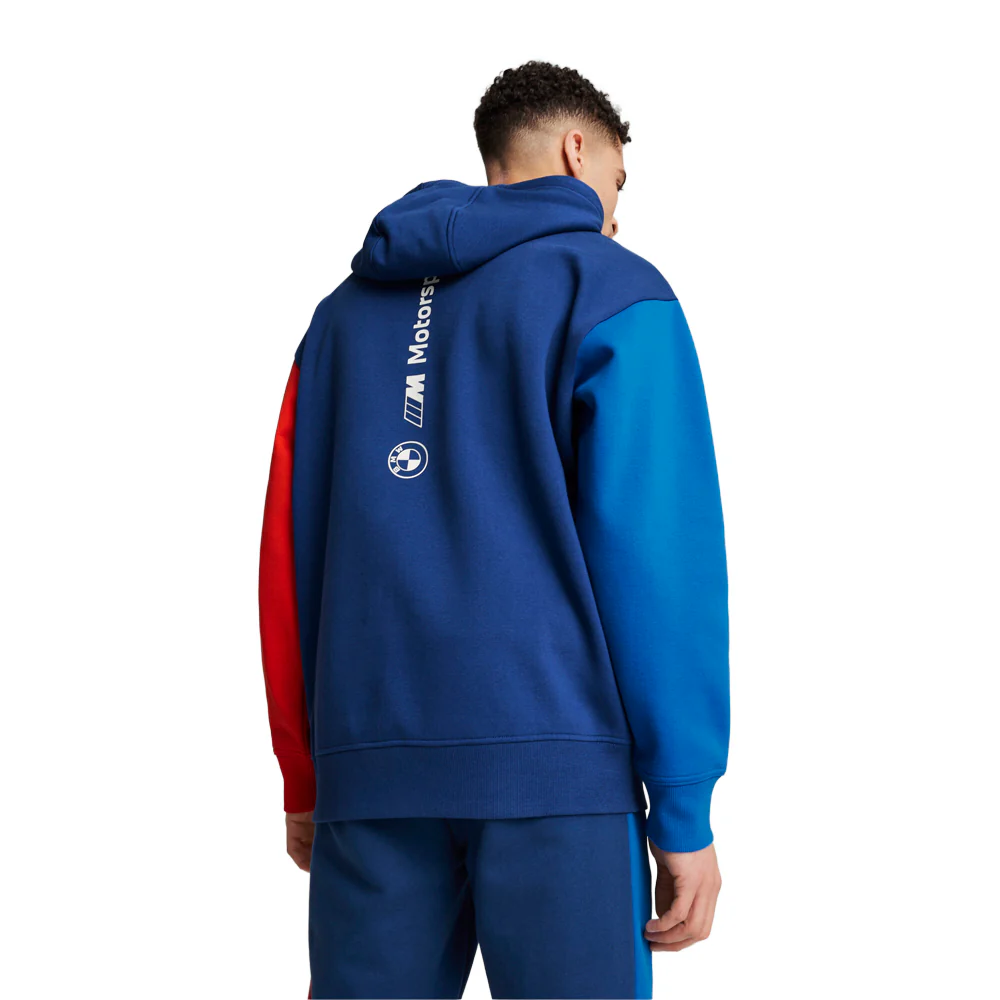 BMW M Motorsport Essentials Fleece Pullover Hoodie - Image 4