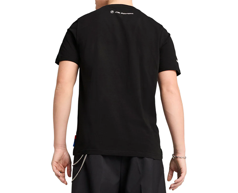 BMW M Motorsport Essentials Graphic Crew Neck Short Sleeve T-Shirt - Image 4