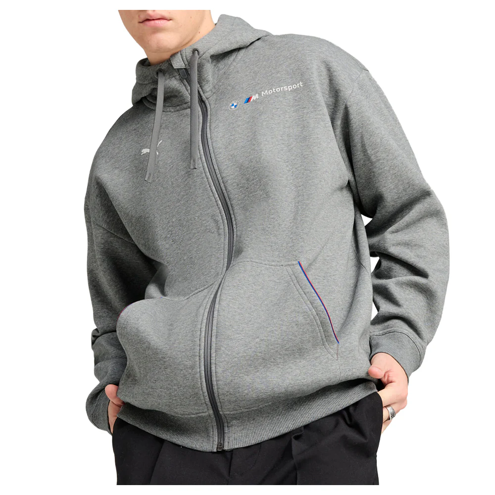 BMW M Motorsport Hooded Full Zip Hoodie - Image 3
