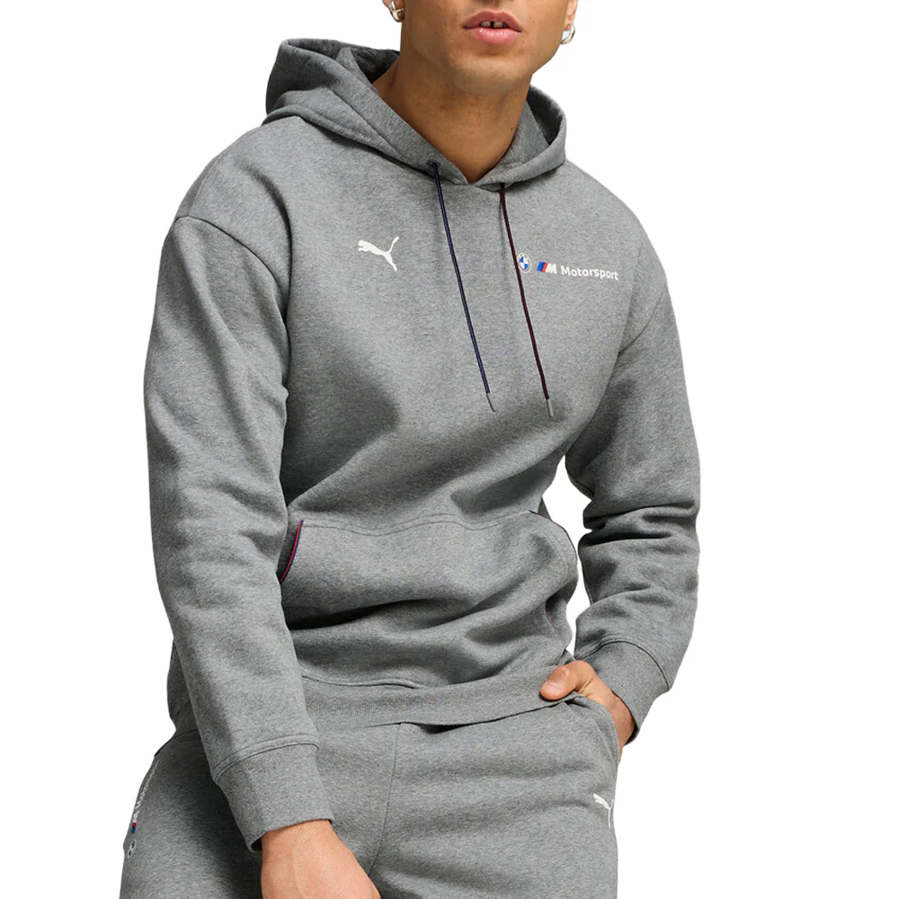 BMW M Motorsport Essentials Fleece Pullover Hoodie - Image 5