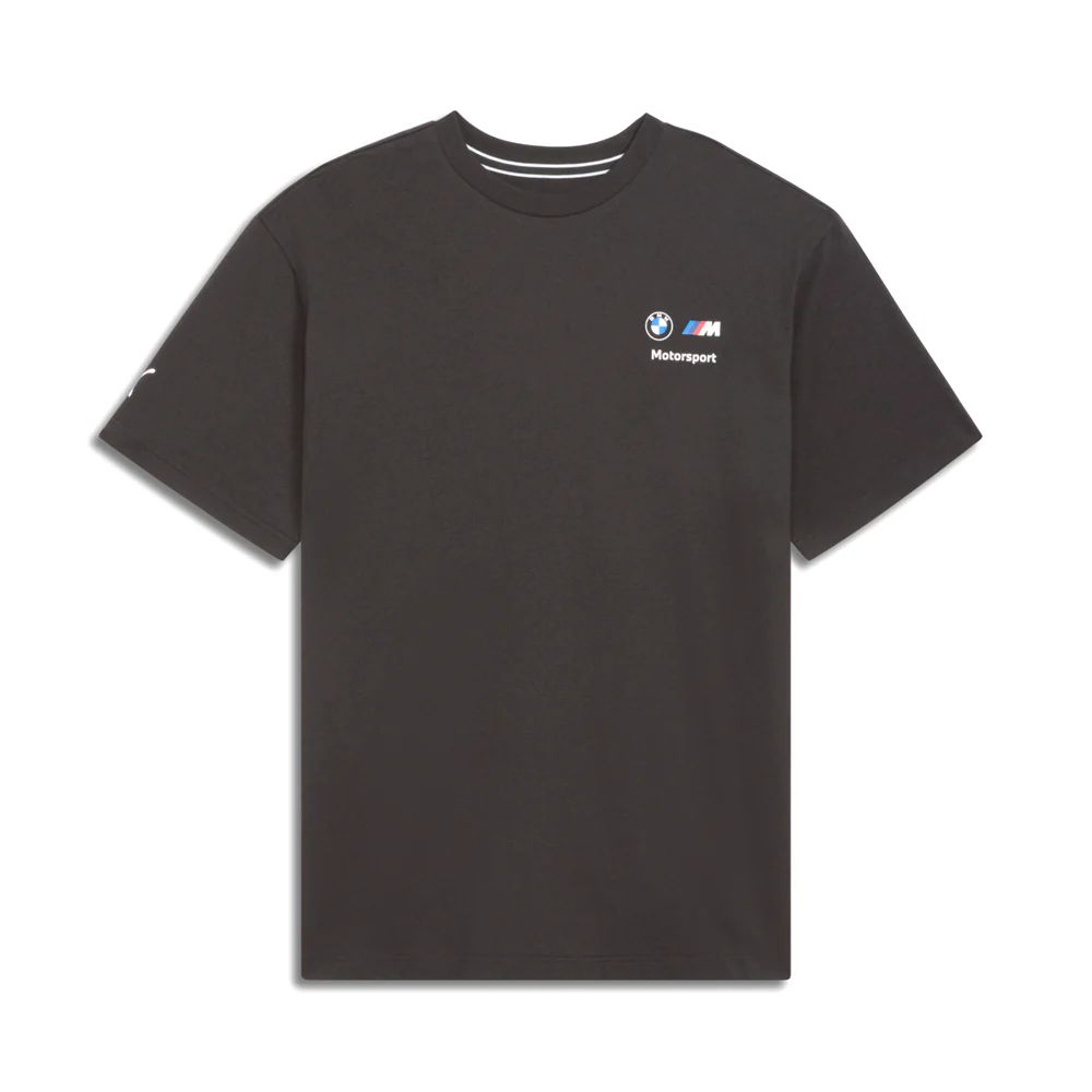 BMW M Motorsport Stacked Logo Crew Neck Short Sleeve T-Shirt