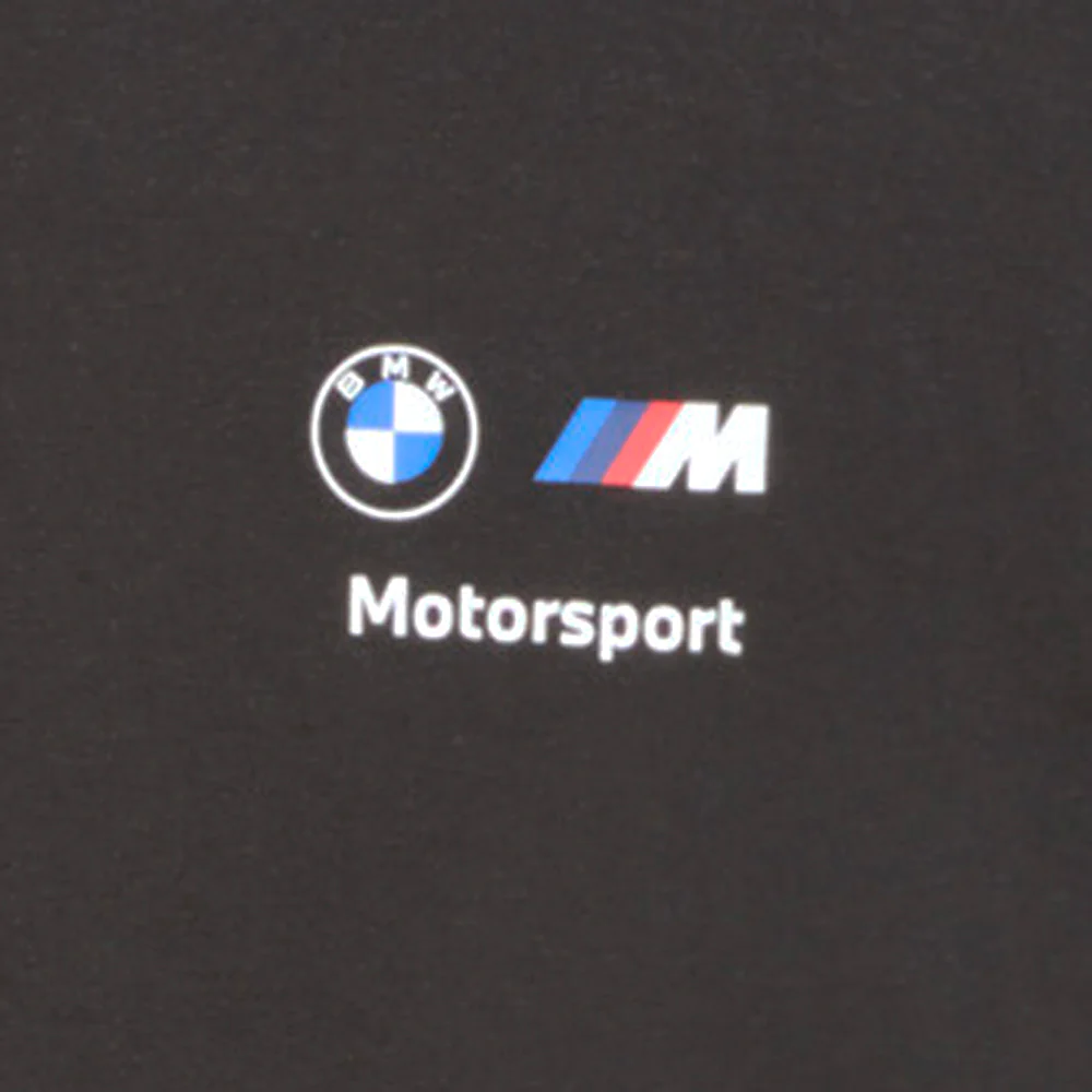 BMW M Motorsport Stacked Logo Crew Neck Short Sleeve T-Shirt - Image 5