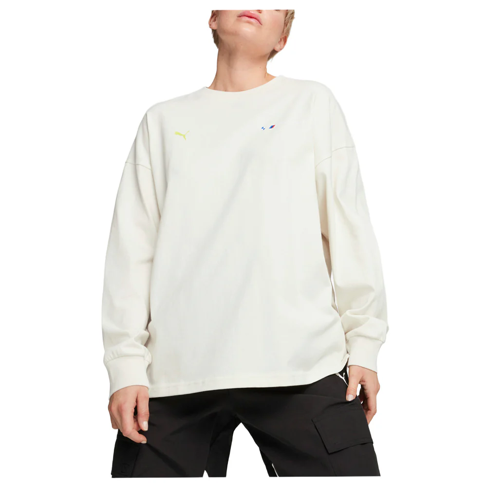 BMW M Motorsport Graphic Crew Neck Long Sleeve T-Shirt - Image 3