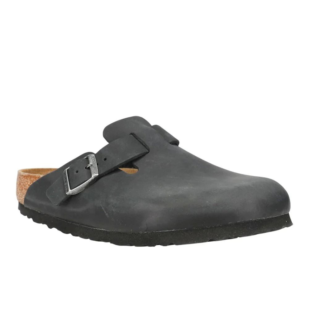 Boston Oiled Leather Clogs - Image 2