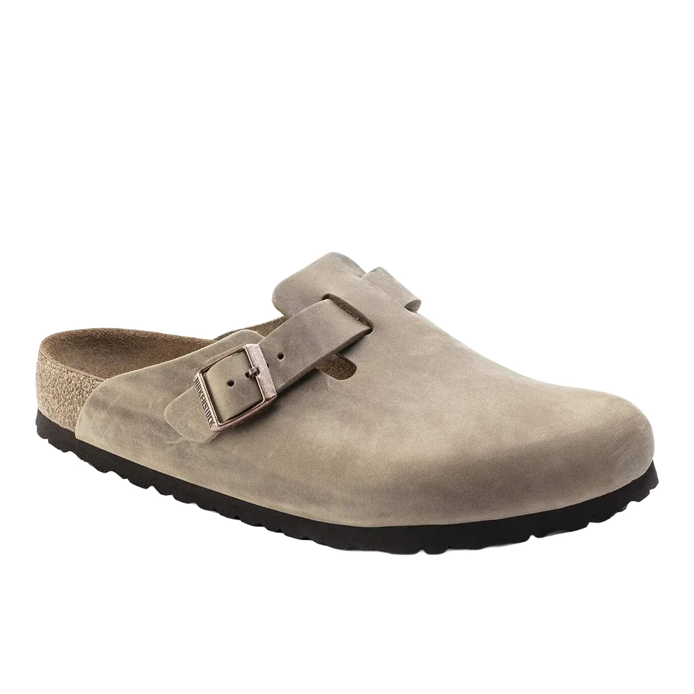 Boston Soft Footbed Oiled Leather Clogs - Image 2