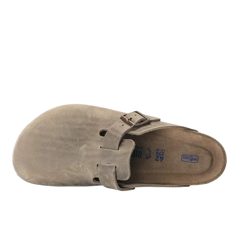 Boston Soft Footbed Oiled Leather Clogs - Image 3