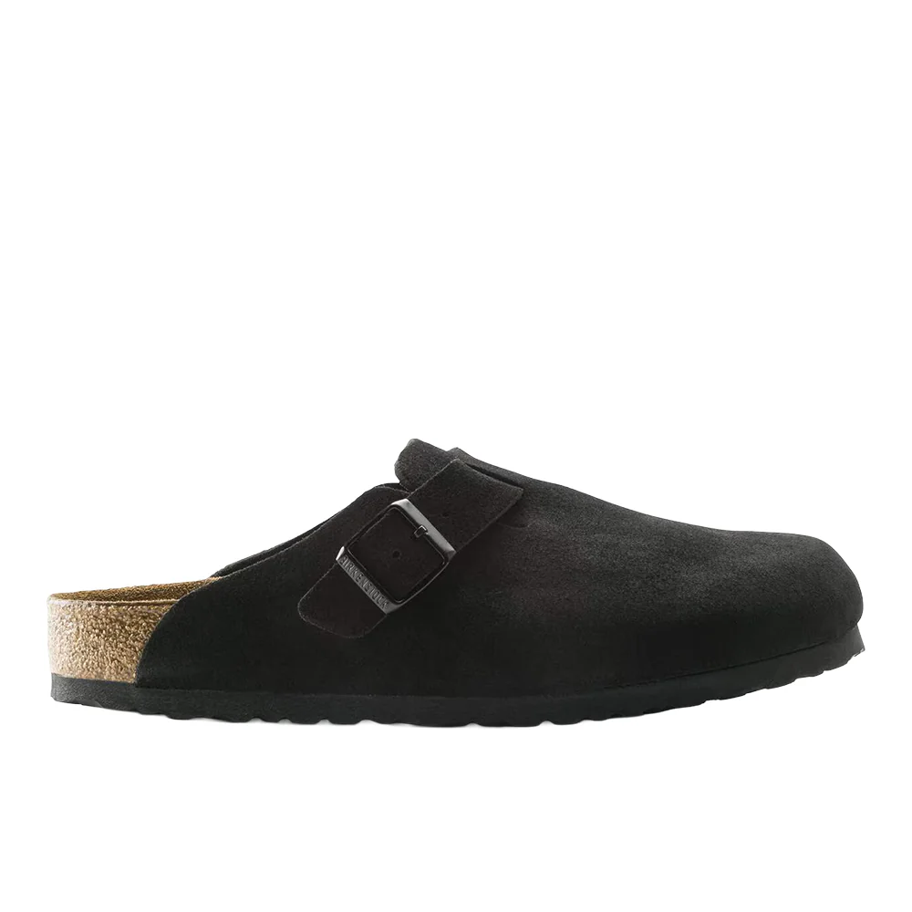 Boston Soft Footbed Suede Leather Clogs