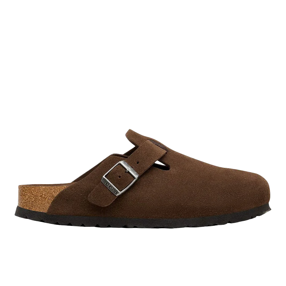 Boston Soft Footbed Suede Leather Clogs