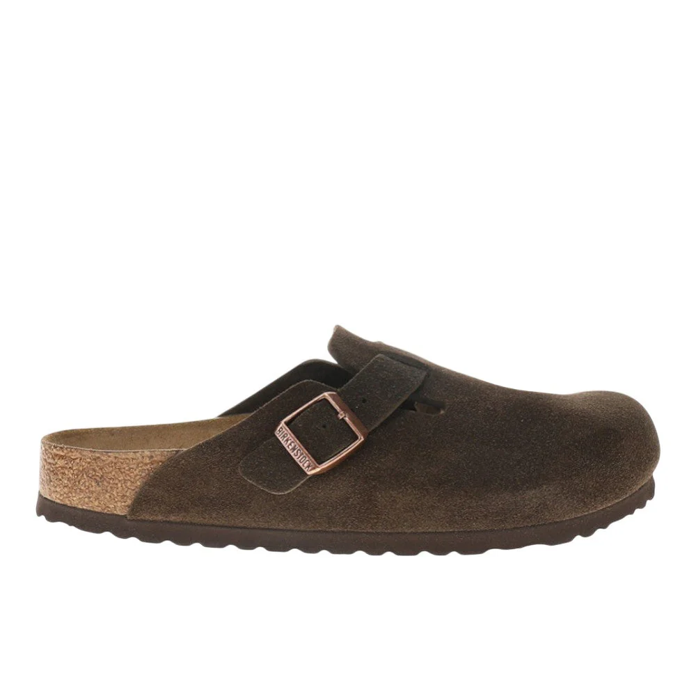 Boston Soft Footbed Suede Leather Clogs