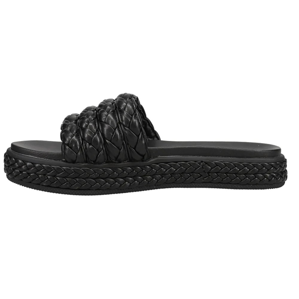 Bri Braided Platform Slide Sandals - Image 3