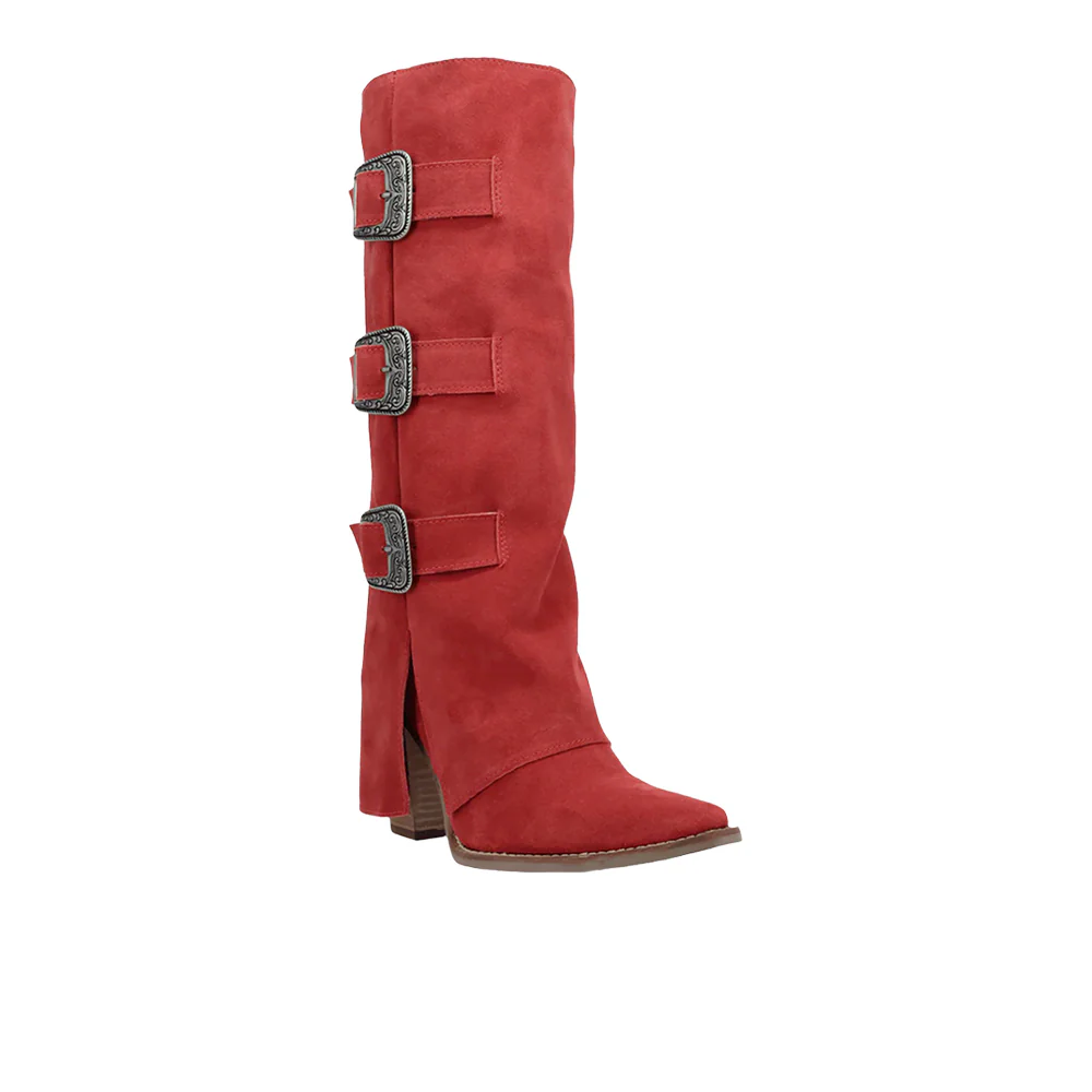Buckle Bunny Suede Leather Boots - Image 2