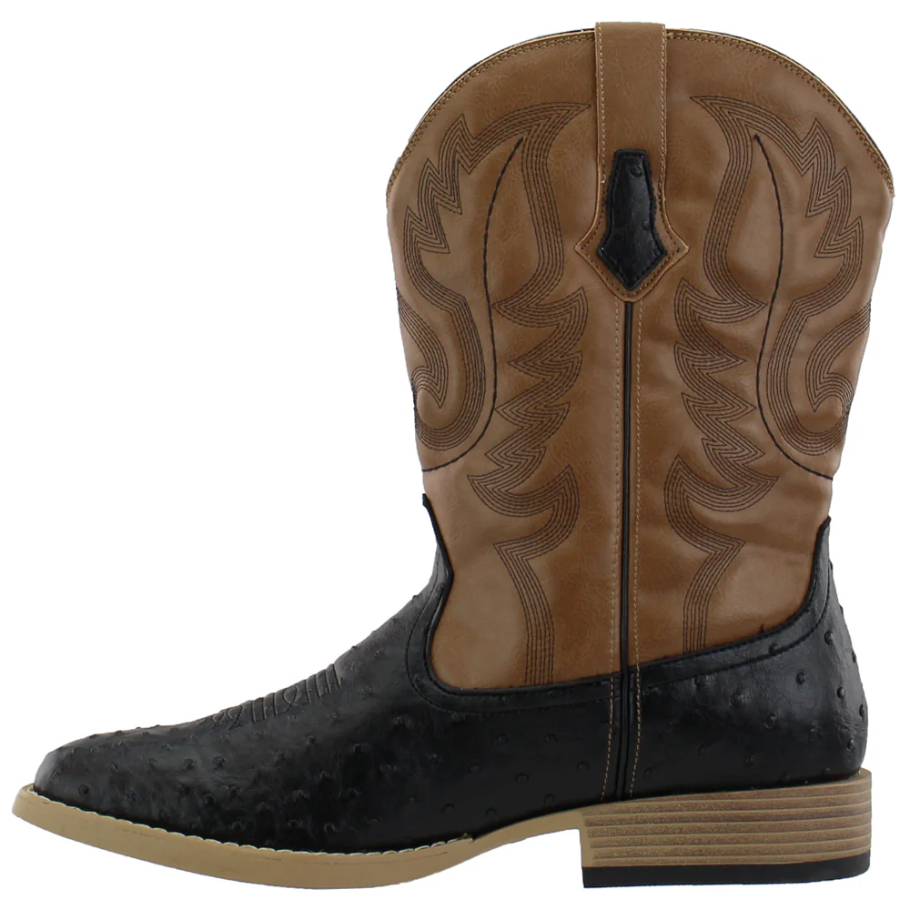 Bumps Square Toe Cowboy Boots - Image 4