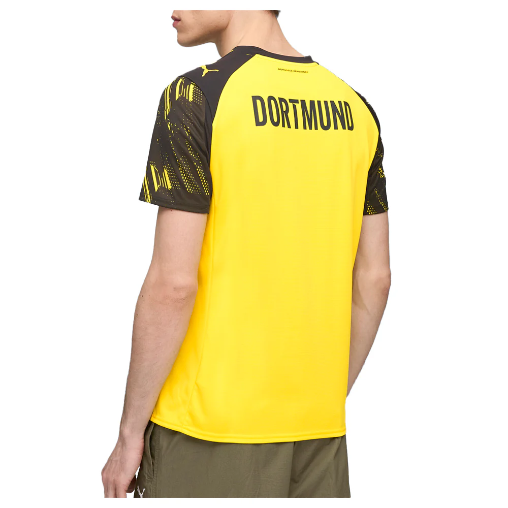 BVB V Neck Short Sleeve Home Soccer Jersey Replica - Image 4