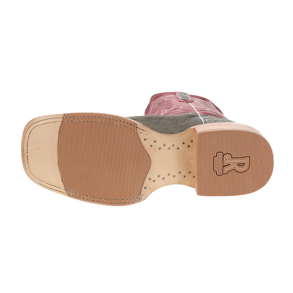 Caiman Belly 11 Inch Wide Square Toe Cowboy Boots - Image 5