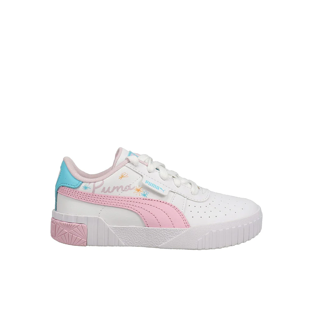 Cali Spring Sketchbook Perforated Lace Up Sneakers (Little Kid-Big Kid)