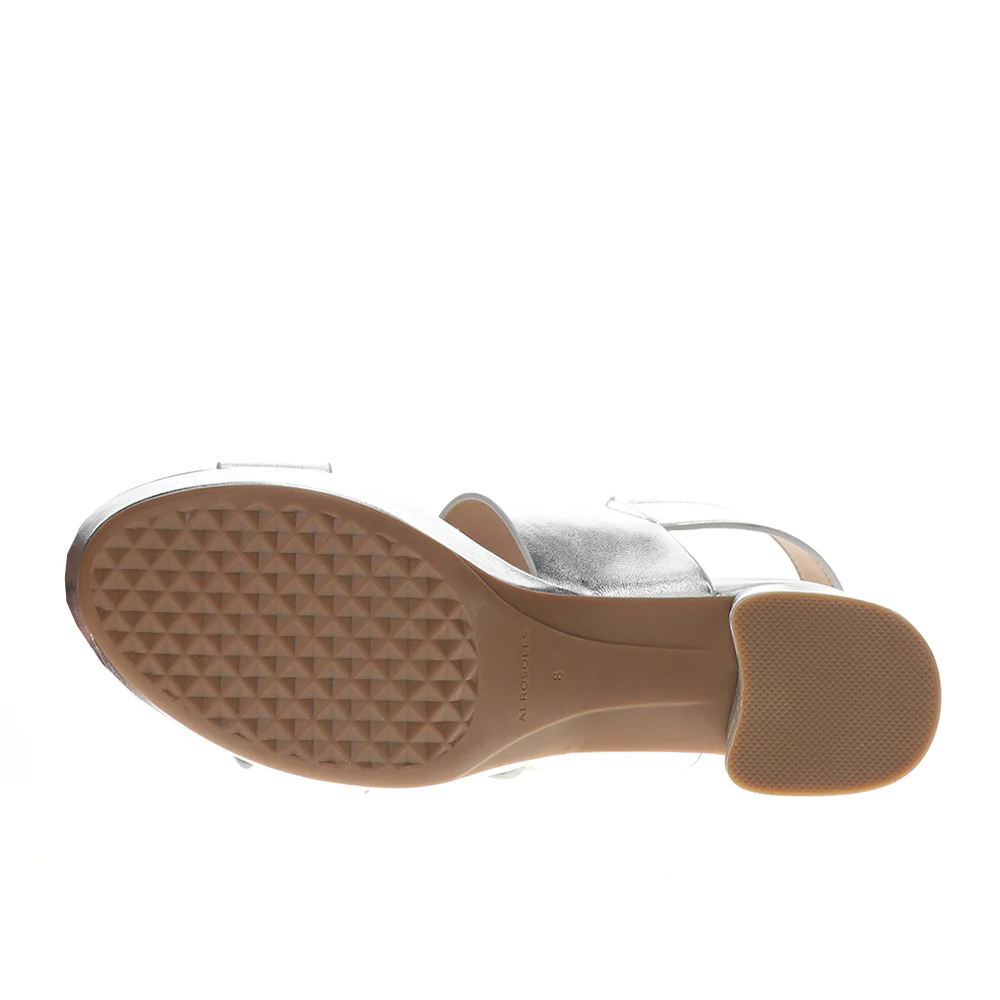 Camilia Metallic Block Heel Sandals - Image 5