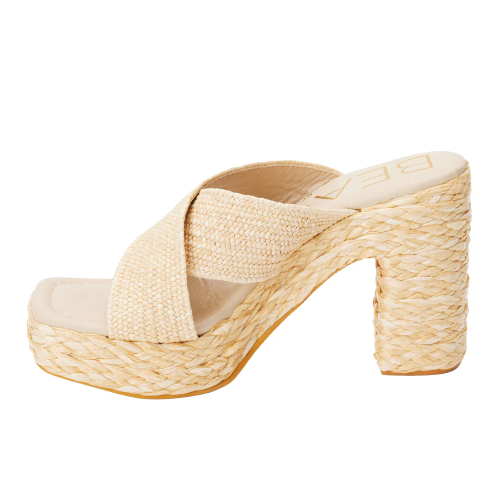 Caravan Block Heel Platform Espadrille Sandals - Image 3