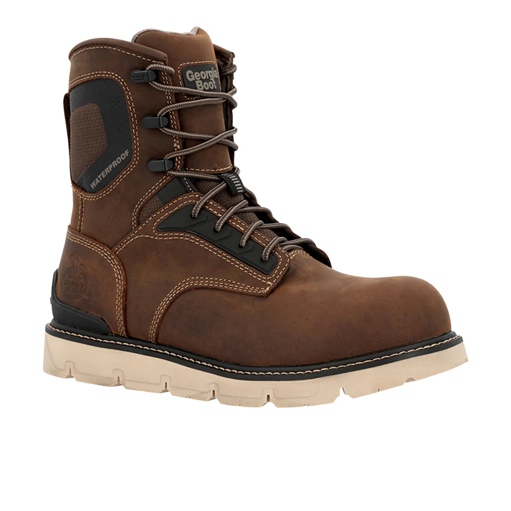 Carbon Flex Wedge 8 Inch Waterproof Safety Toe Boots - Image 2