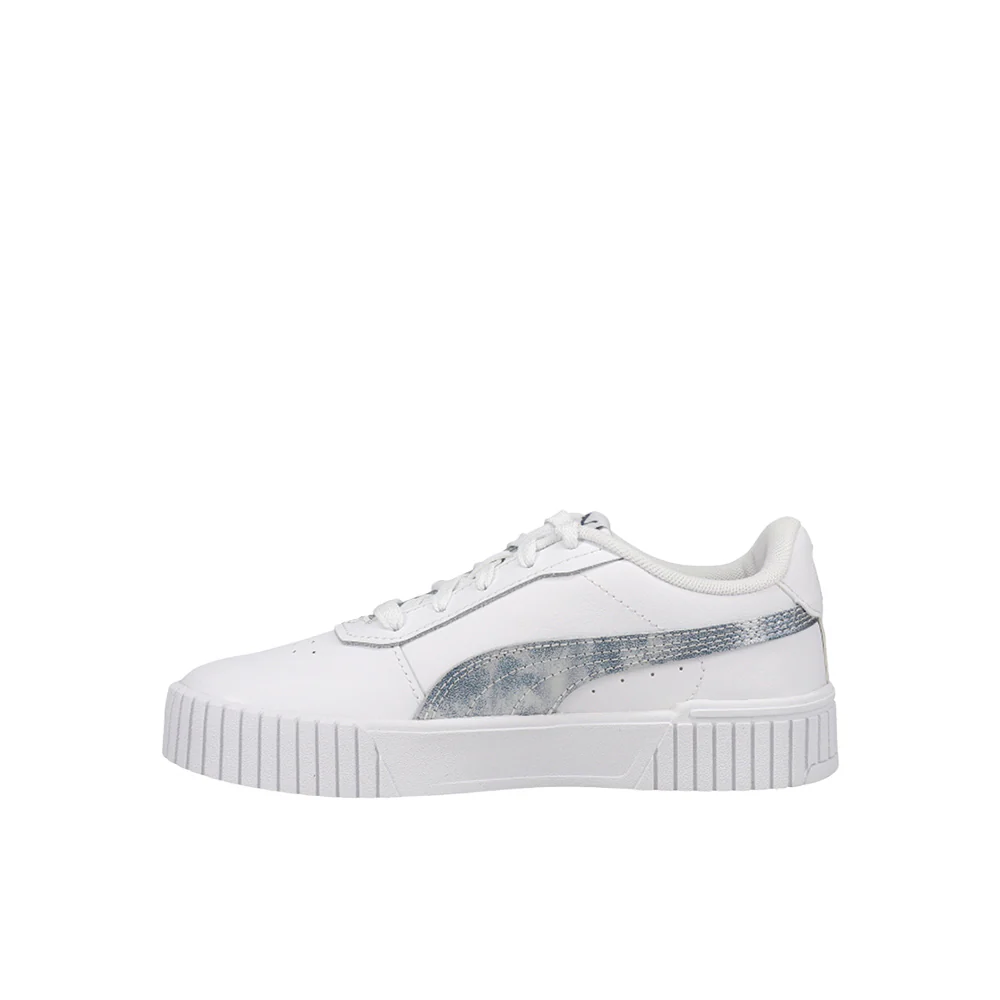 Carina 2.0 Cloudy Metallic Logo Lace Up Sneakers (Toddler) - Image 3