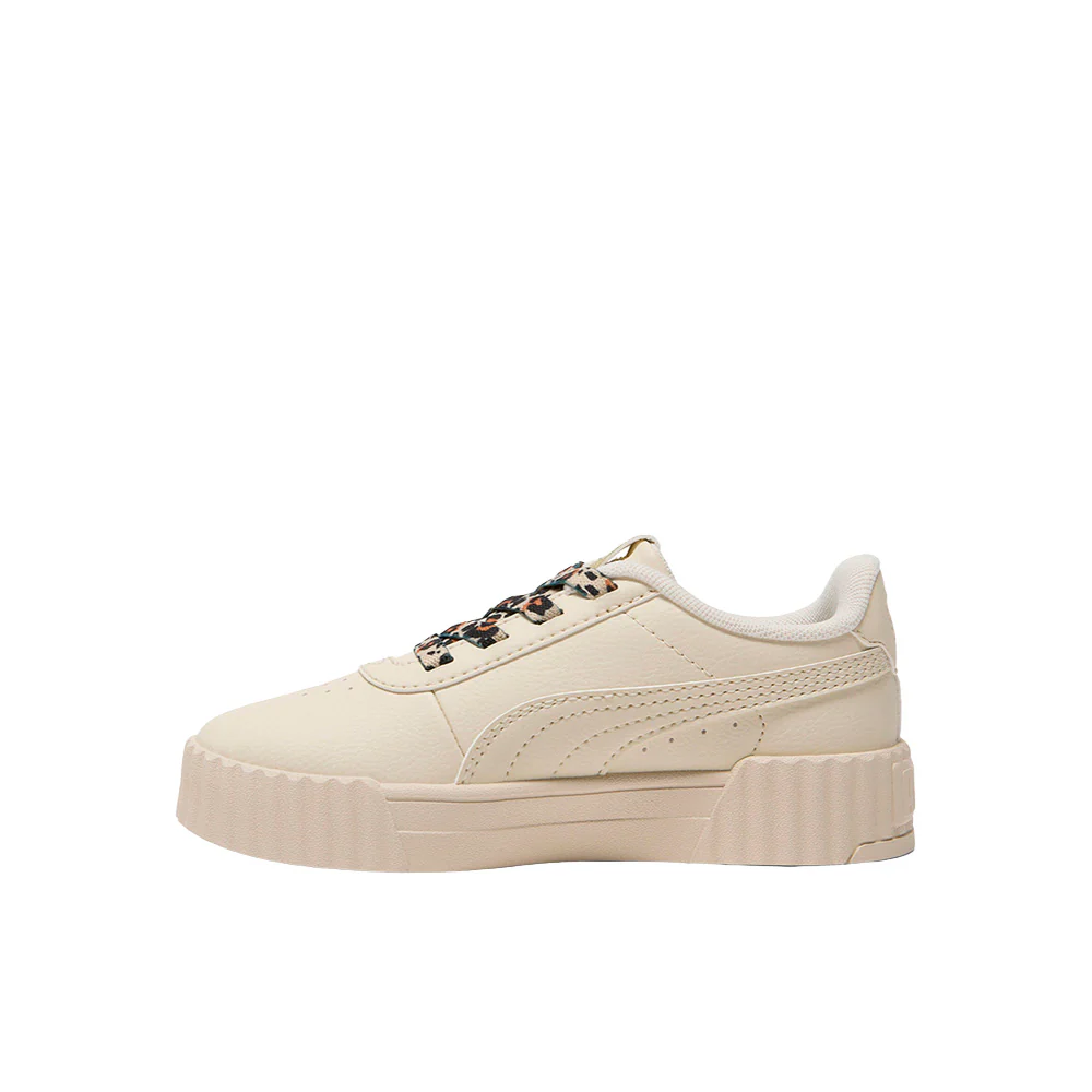 Carina 3.0 Cheetah Glitz Lace Up Sneakers (Little Kid) - Image 3