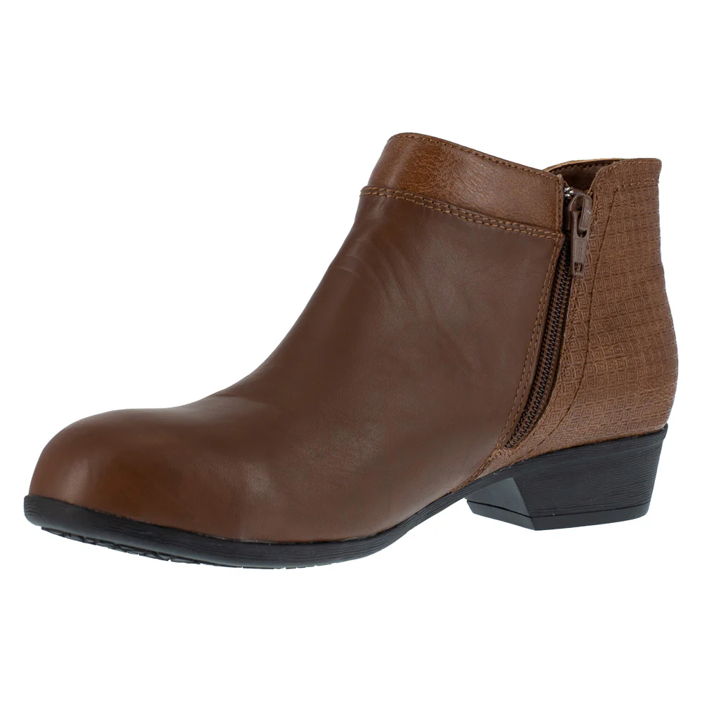 Carly 6 inch Zippered Electrical Hazard Alloy Toe Work Boots - Image 3