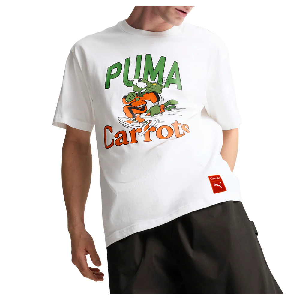 Carrots X Graphic Crew Neck Short Sleeve T-Shirt - Image 3