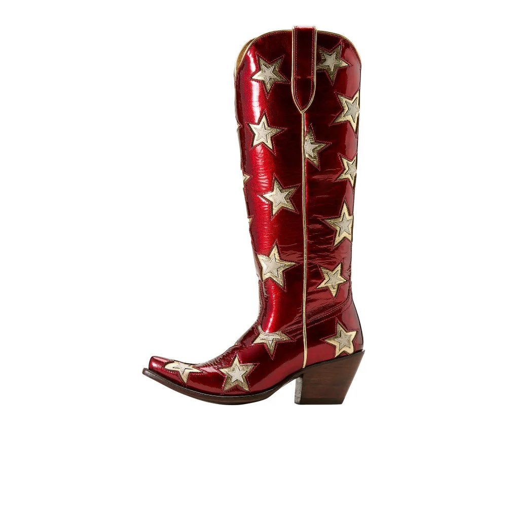 Casanova Star Western Snip Toe Cowboy Boots - Image 3