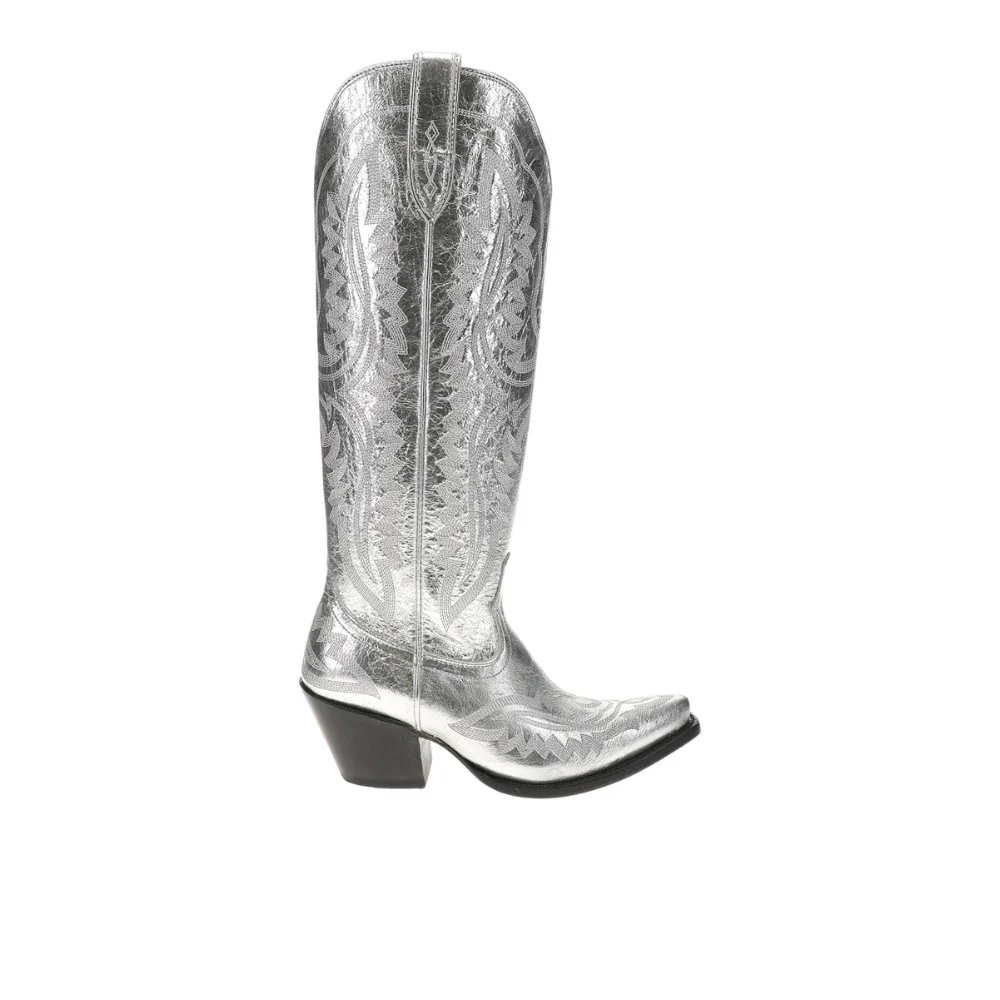 Casanova Embroidered Snip Toe Zippered Cowboy Boots
