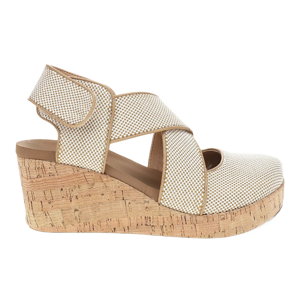 Case Closed Wedge Sandals