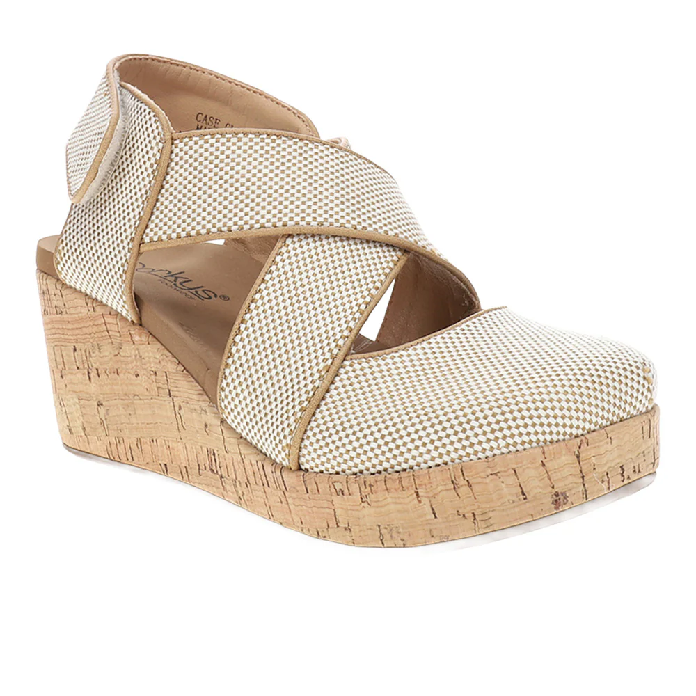 Case Closed Wedge Sandals - Image 2