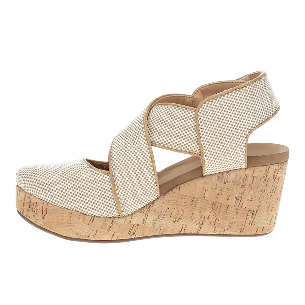 Case Closed Wedge Sandals - Image 3