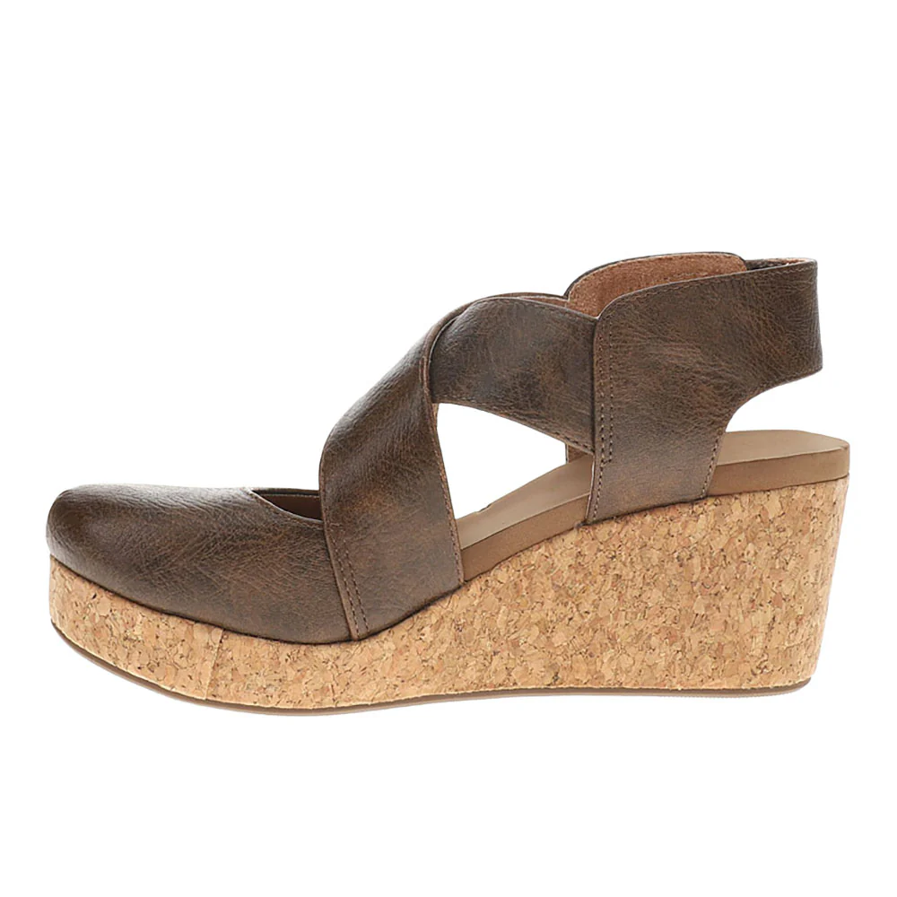 Case Closed Wedge Sandals - Image 3