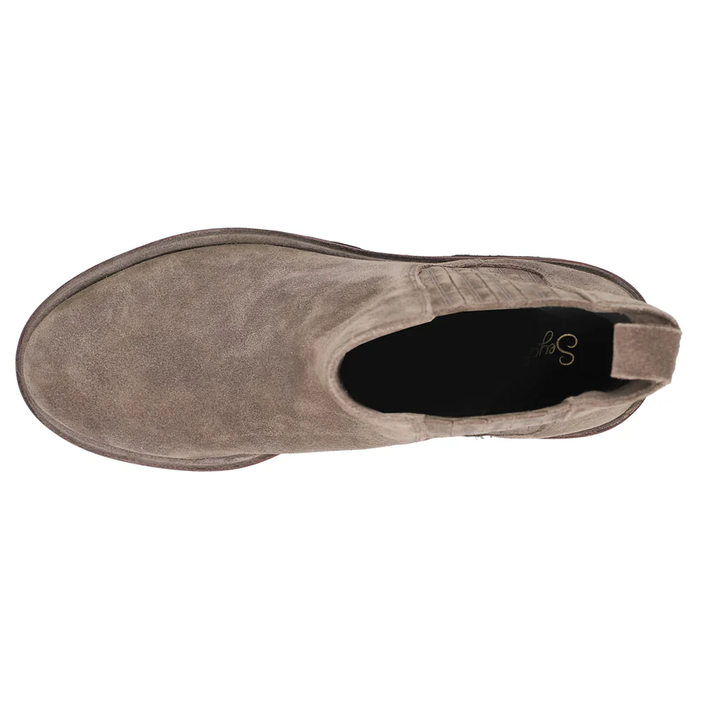 Cashew Round Toe Chelsea Boots - Image 4