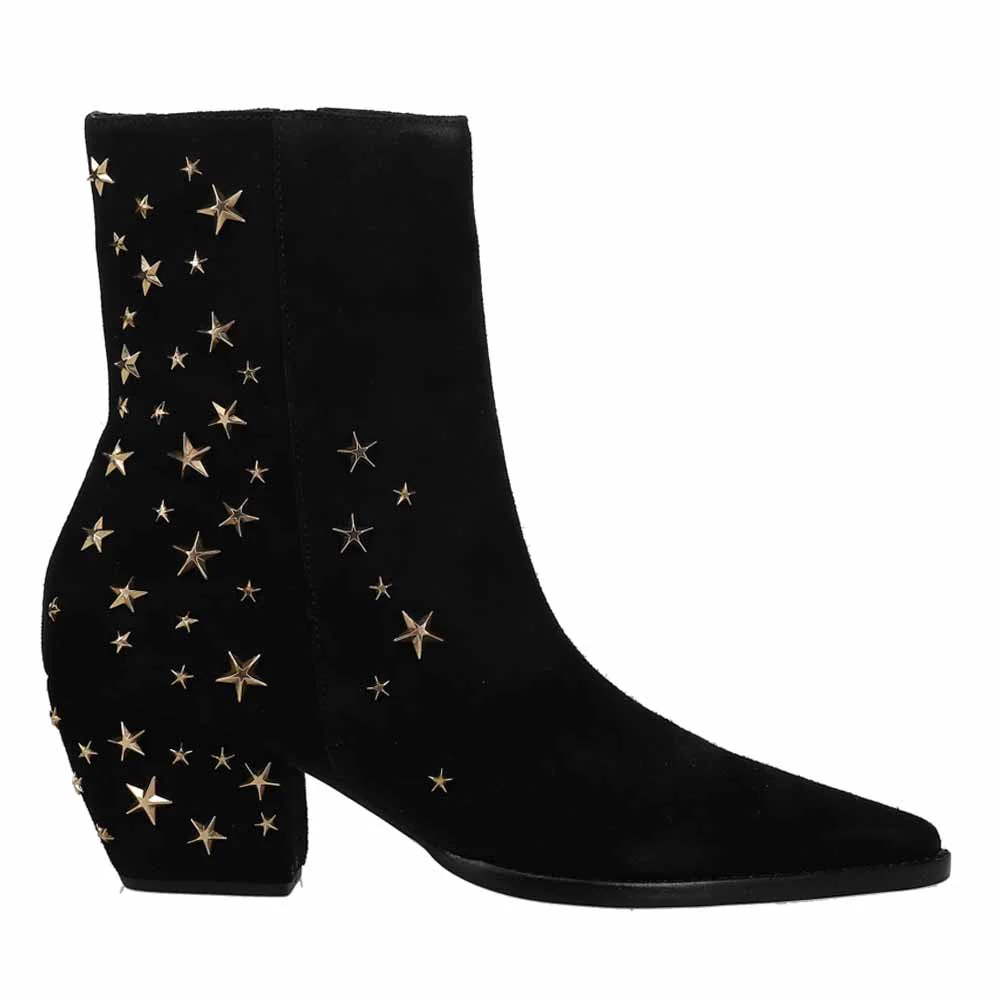 Caty Pointed Toe Zippered Booties