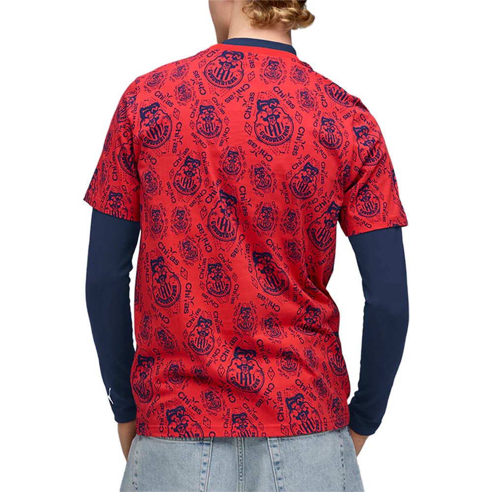 Chivas ftblCULTURE Graphic Crew Neck Short Sleeve Athletic T-Shirt - Image 4