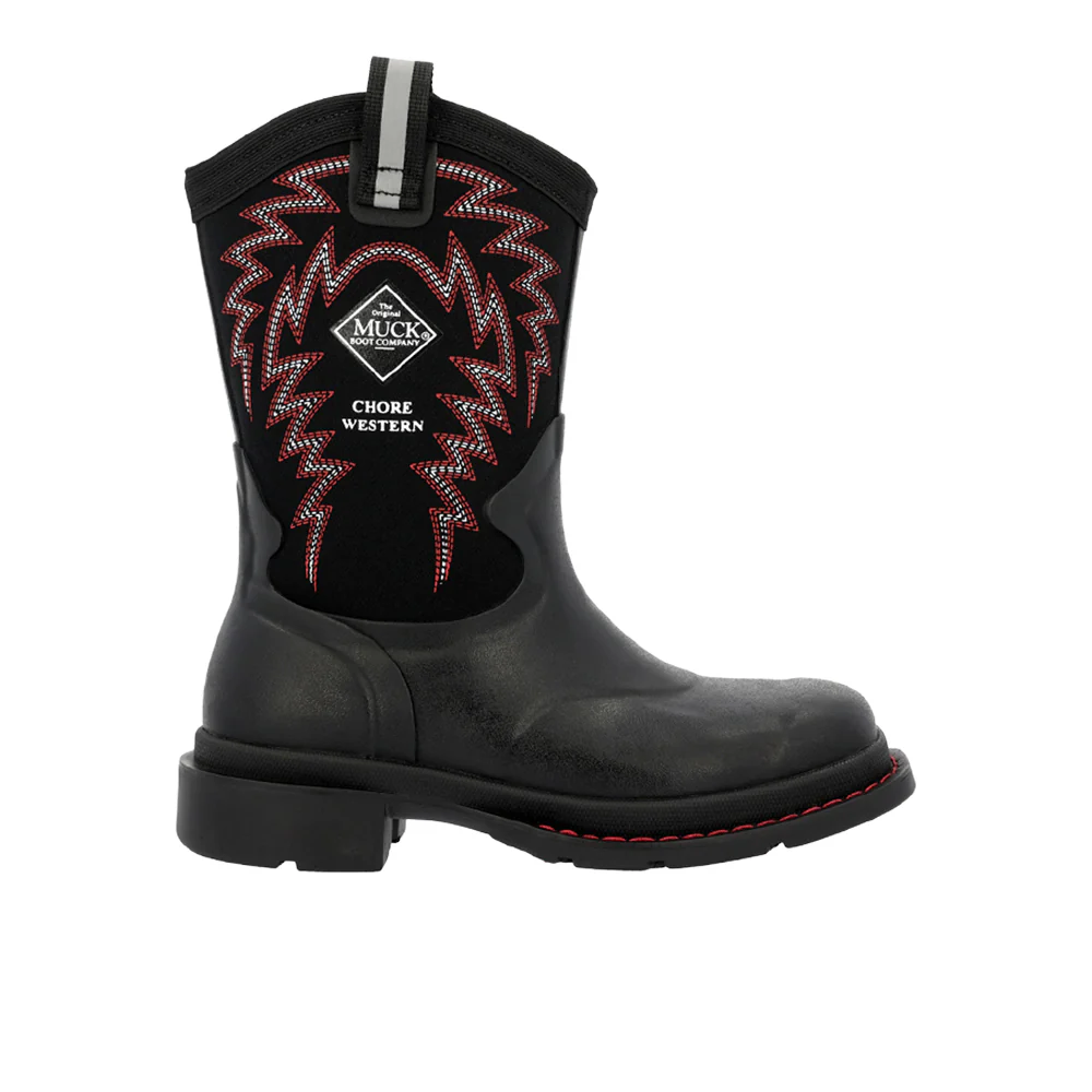 Chore Western Round Toe Pull On Boots (Little Kid-Big Kid)