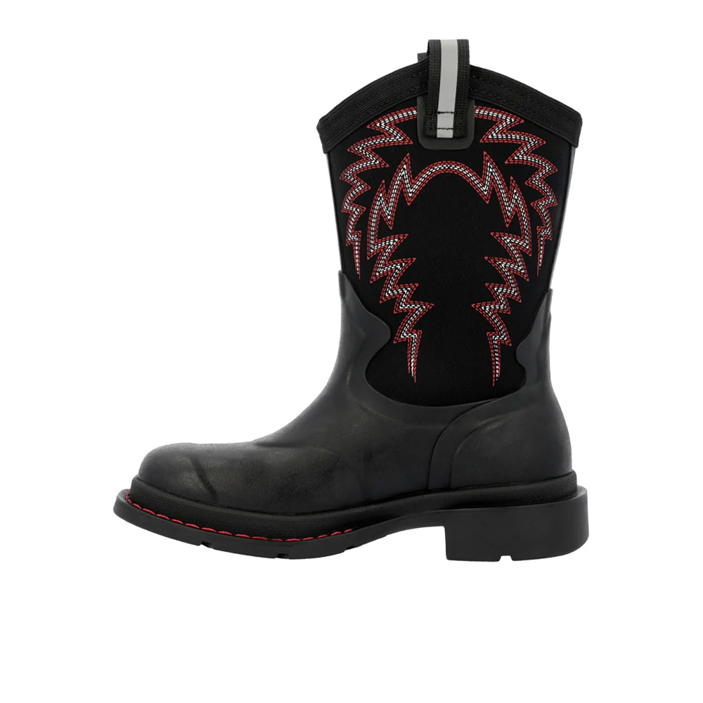 Chore Western Round Toe Pull On Boots (Little Kid-Big Kid) - Image 3