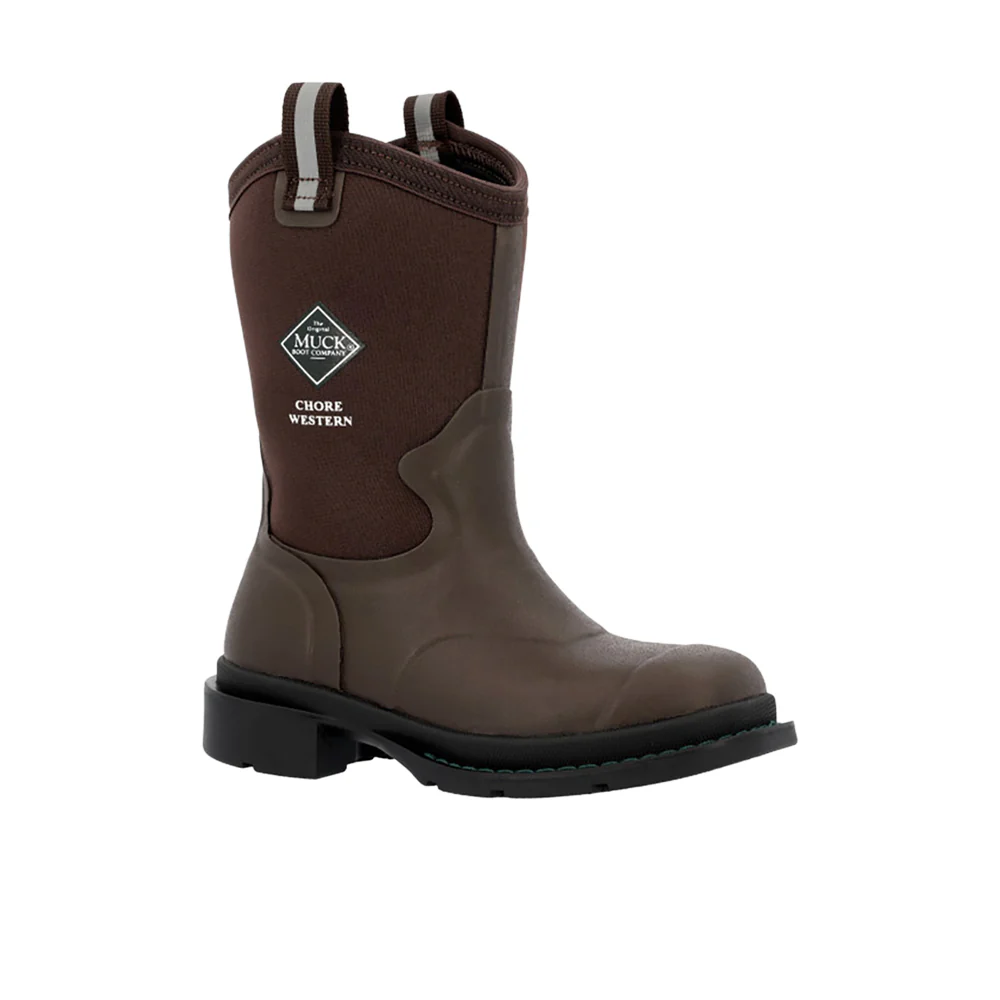 Chore Western Round Toe Pull On Boots (Little Kid-Big Kid) - Image 2