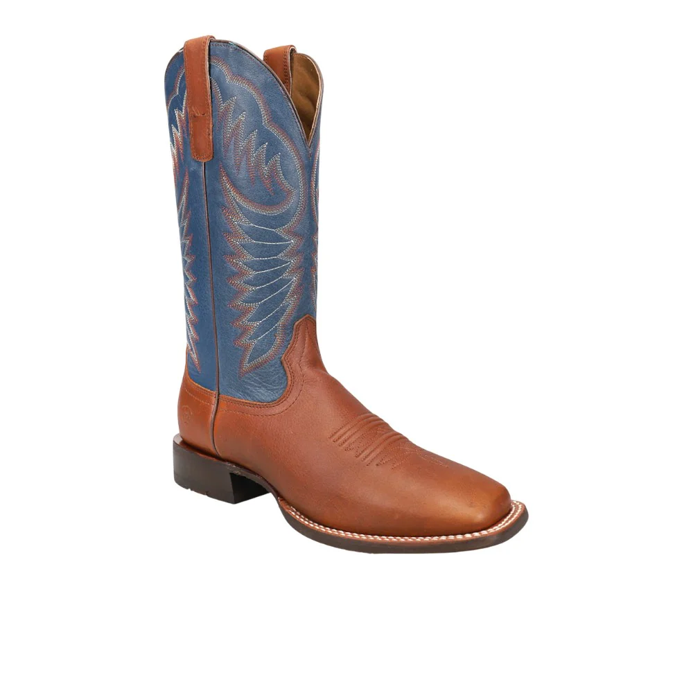 Circuit Fargo Embroidered Square Toe Pull On Cowboy Boots - Image 2