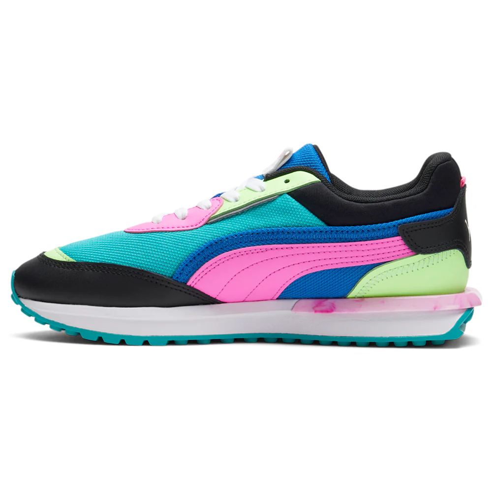 City Rider Marble Lace Up Sneakers - Image 3