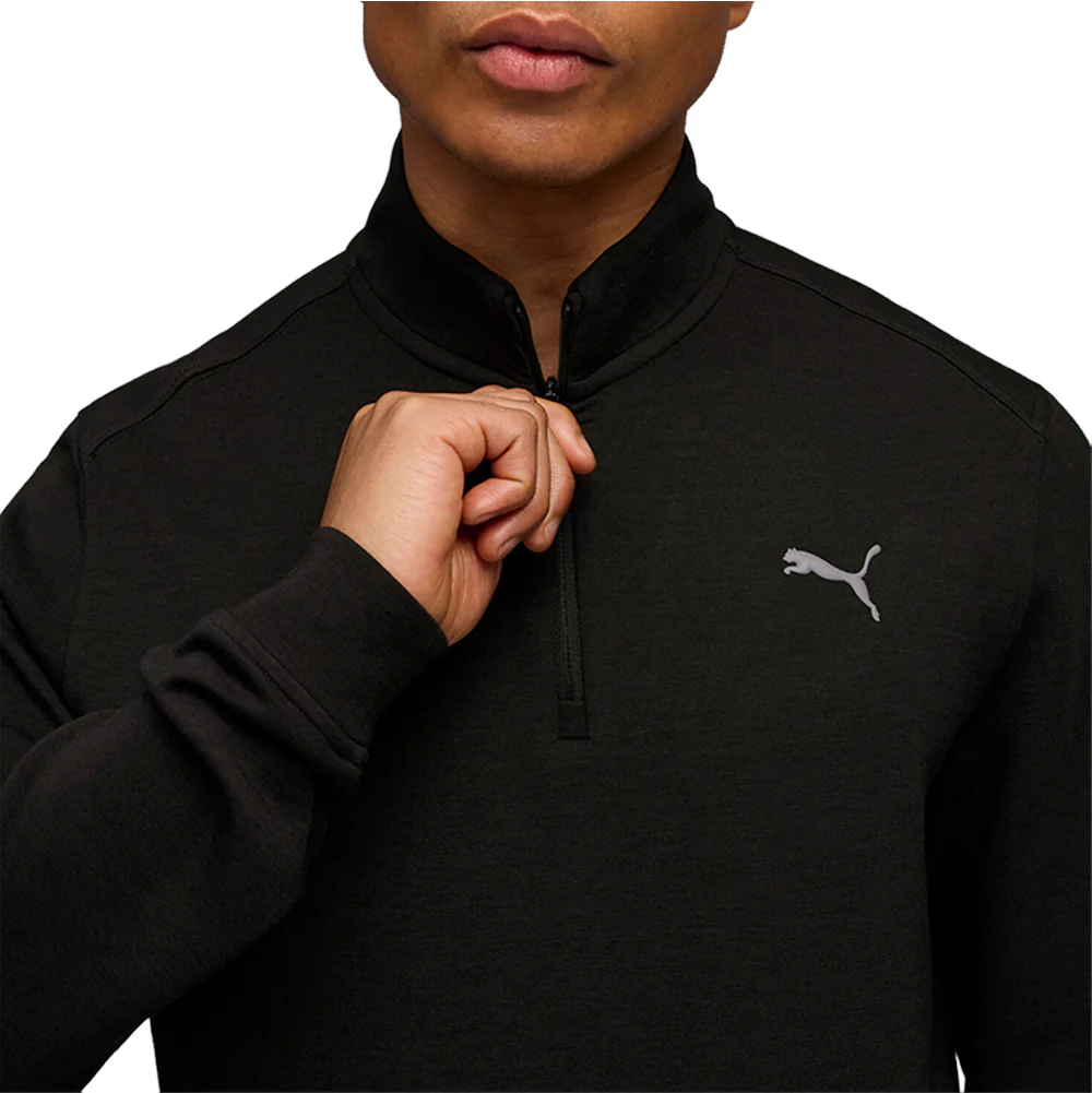 Cloudspun Collared Neck Long Sleeve Quarter Zip Sweater - Image 5
