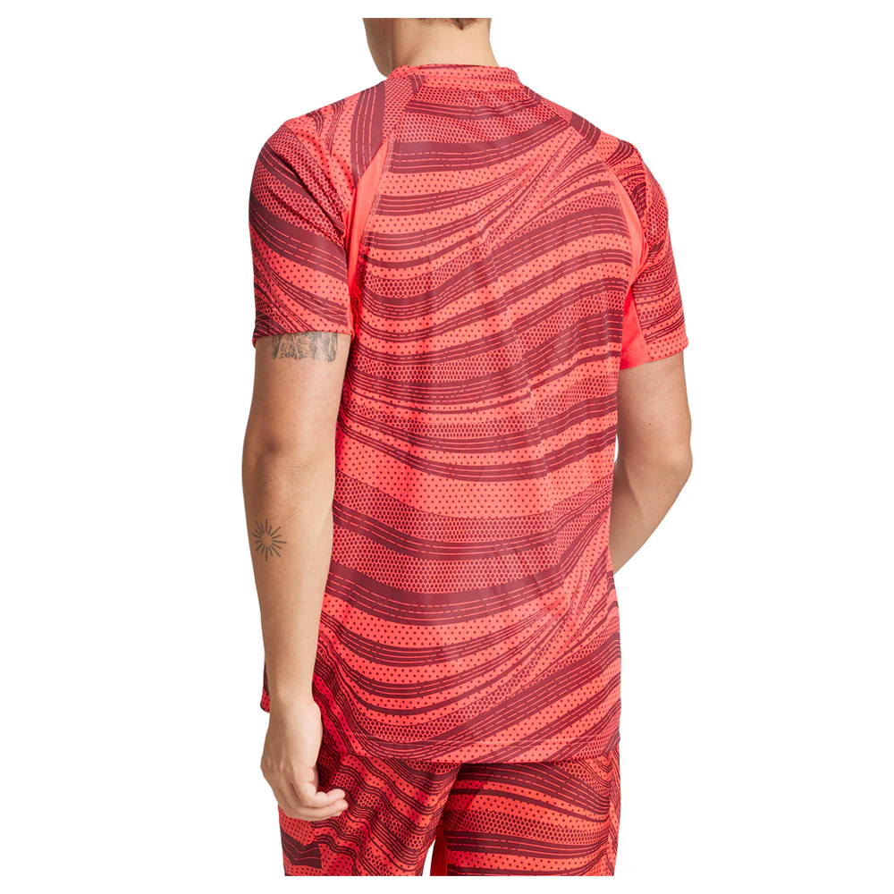 Club Tennis Climacool Graphic Crew Neck Short Sleeve Athletic T-Shirt - Image 3