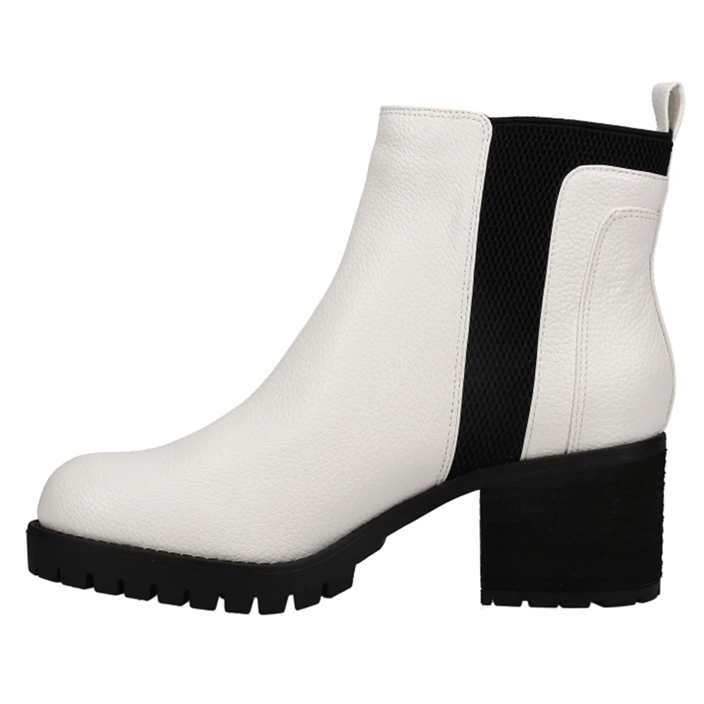 Colten Round Toe Chelsea Booties - Image 3