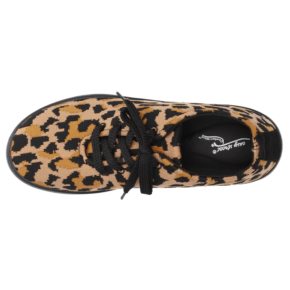 Command Leopard Lace Up Sneakers - Image 4