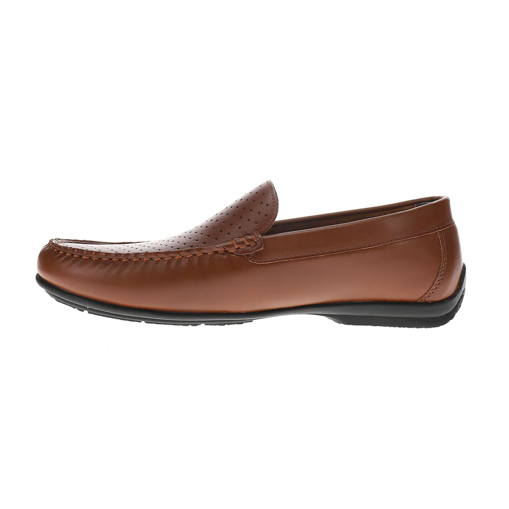 Conroy Moc Toe Perforated Slip On Loafers - Image 3