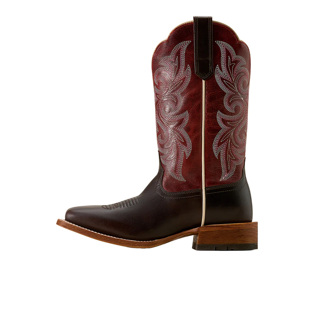 County Lane Wide Square Toe Pull On Cowboy Boots - Image 3